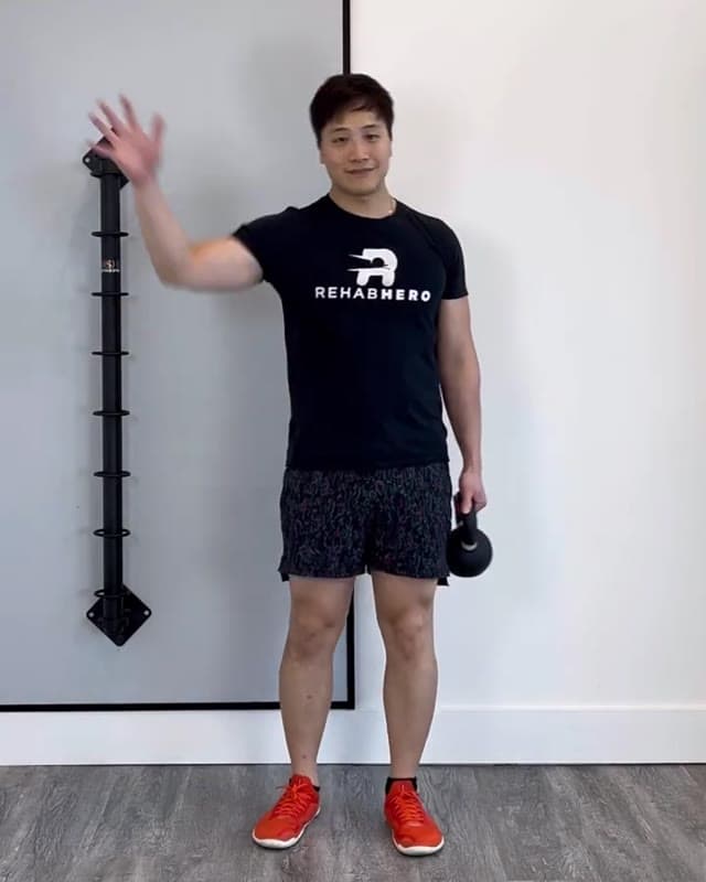 壶铃侧向卷腹