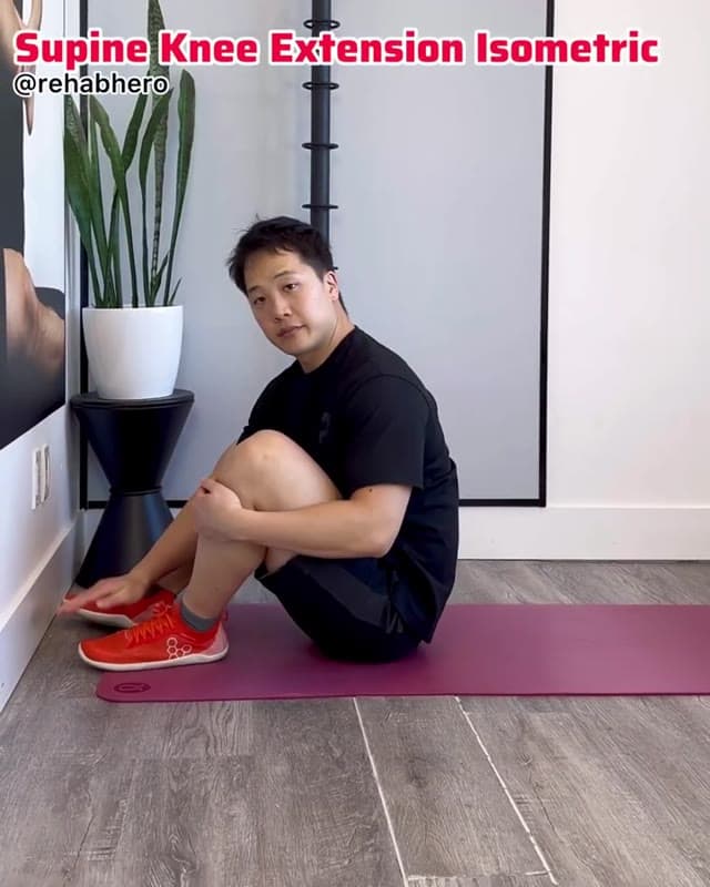 Supine Knee Extension Isometric