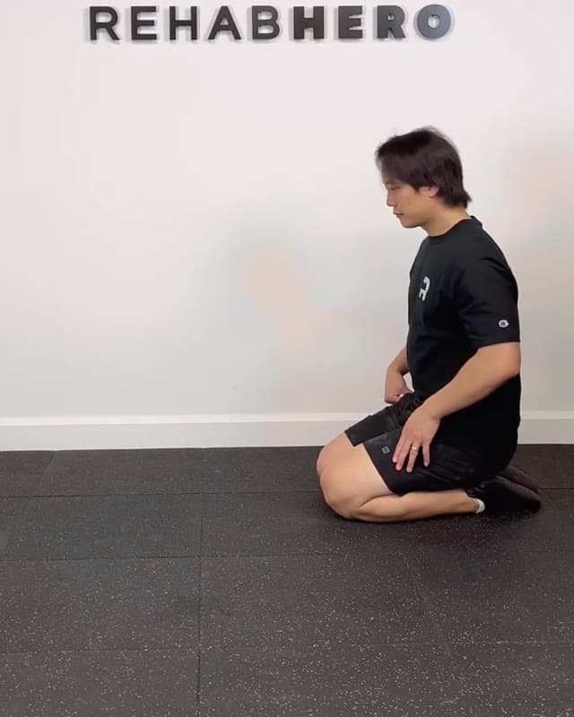 Child’s Pose - beginner friendly low back and latissimus dorsi stretch exercise