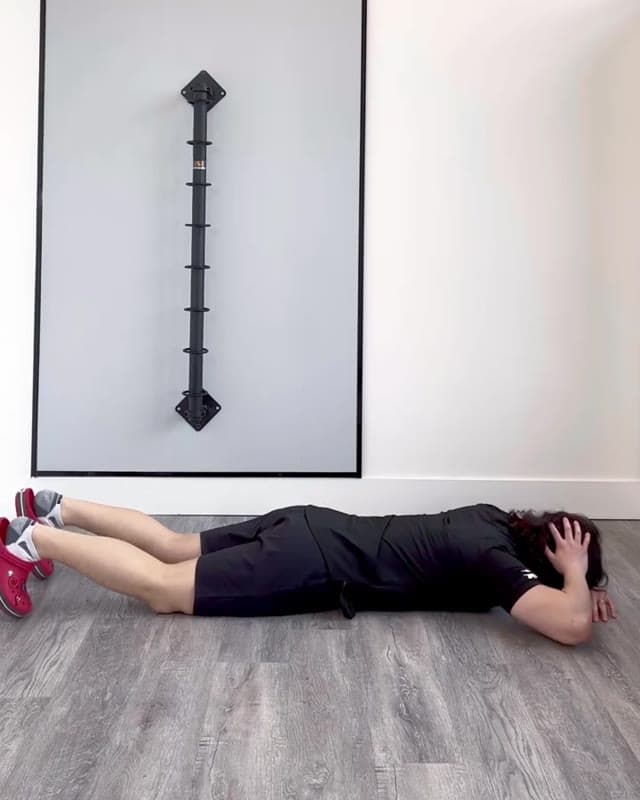 Prone Elbow Raise