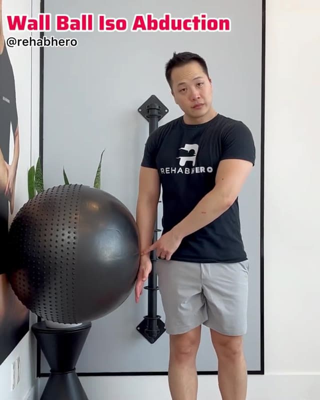 Wall Ball Isometric Abduction