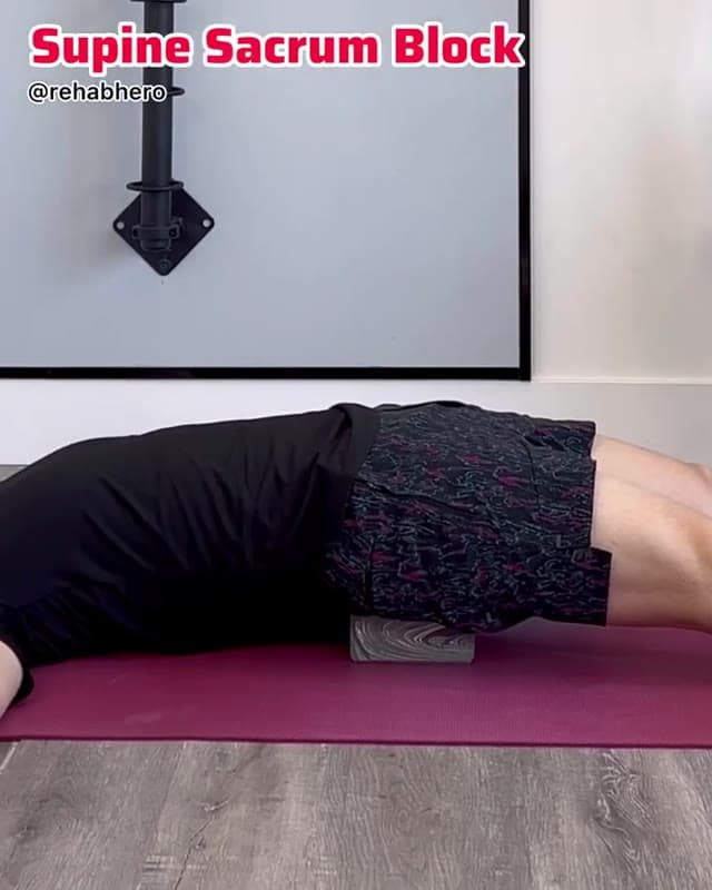 Supine Sacrum Block