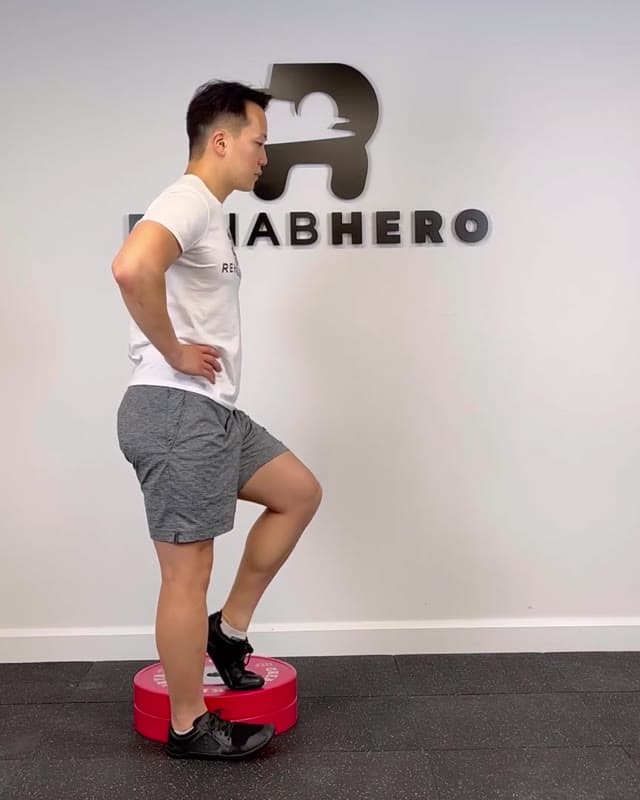 Modified Peterson Step Up - How to target the VMO, knee pain exercise