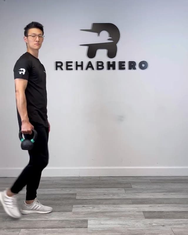 Suitcase Walk Neck Rotation