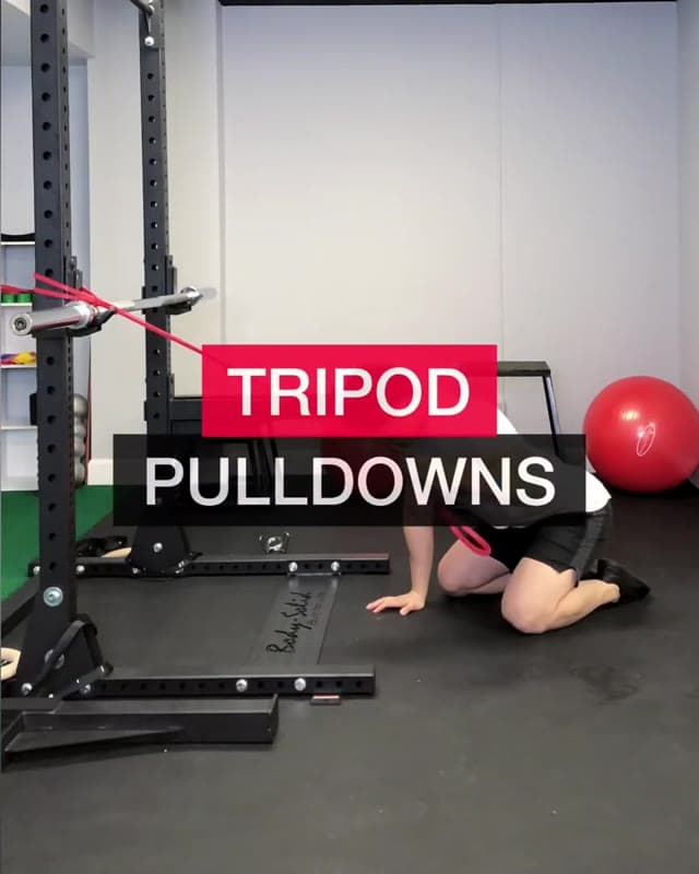 Tripod Pulldowns - Latissimus Dorsi Exercise