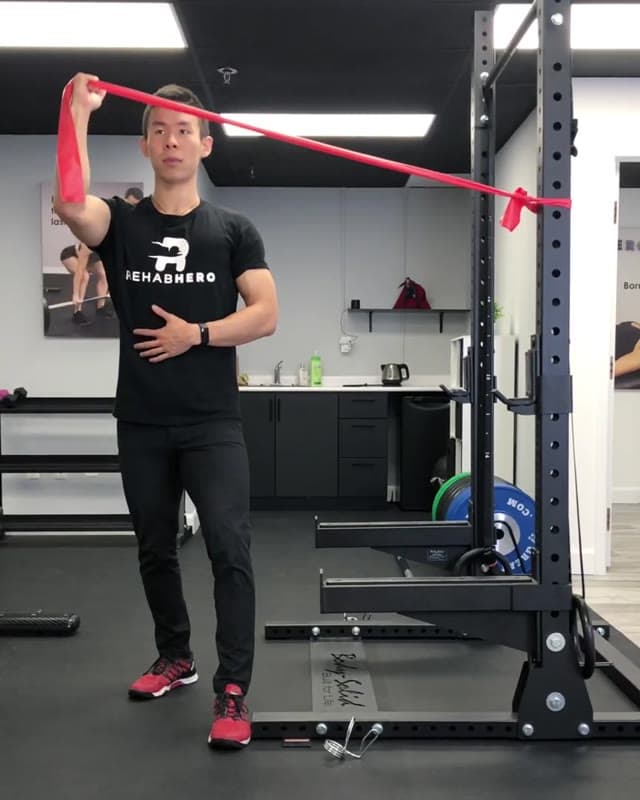 外旋勾拳训练－肩袖与肩峰下撞击康复（冈下肌与小圆肌）