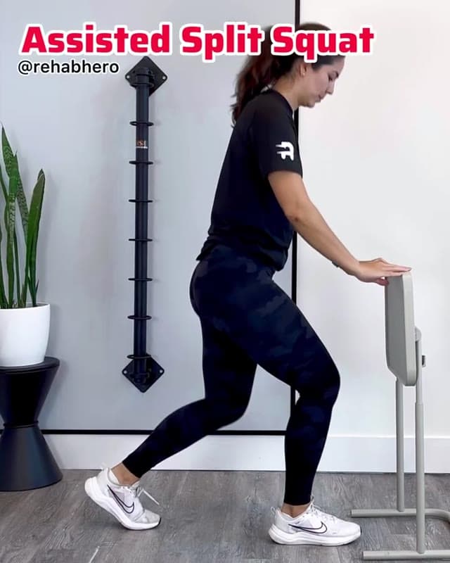 Assisted Split Squat