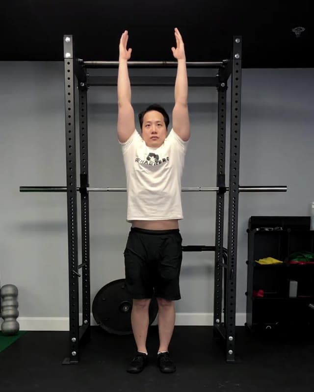 Overhead Shrug Neck Rotations