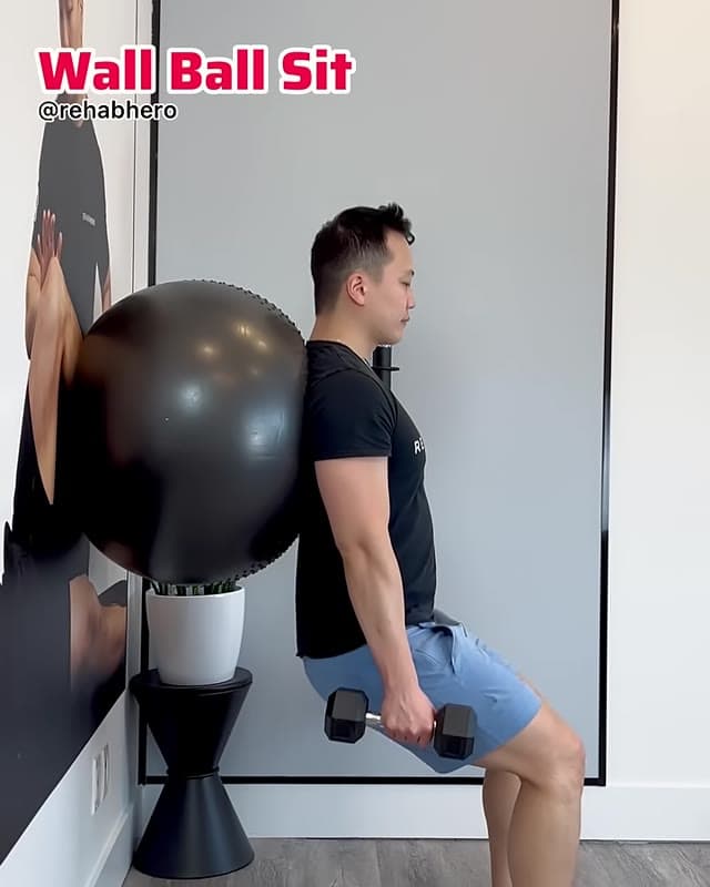 Wall Ball Sit