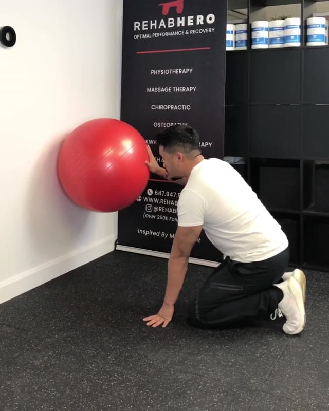 Wall Ball Shoulder Circles