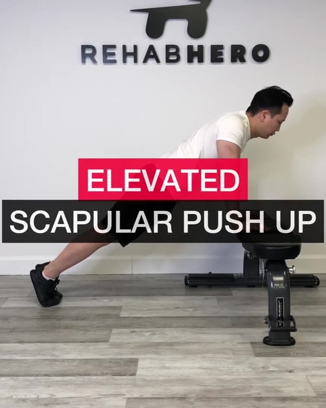 Elevated Scapular Push Up