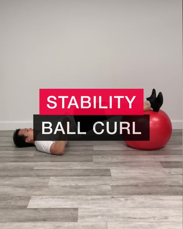 Stability Ball Curl