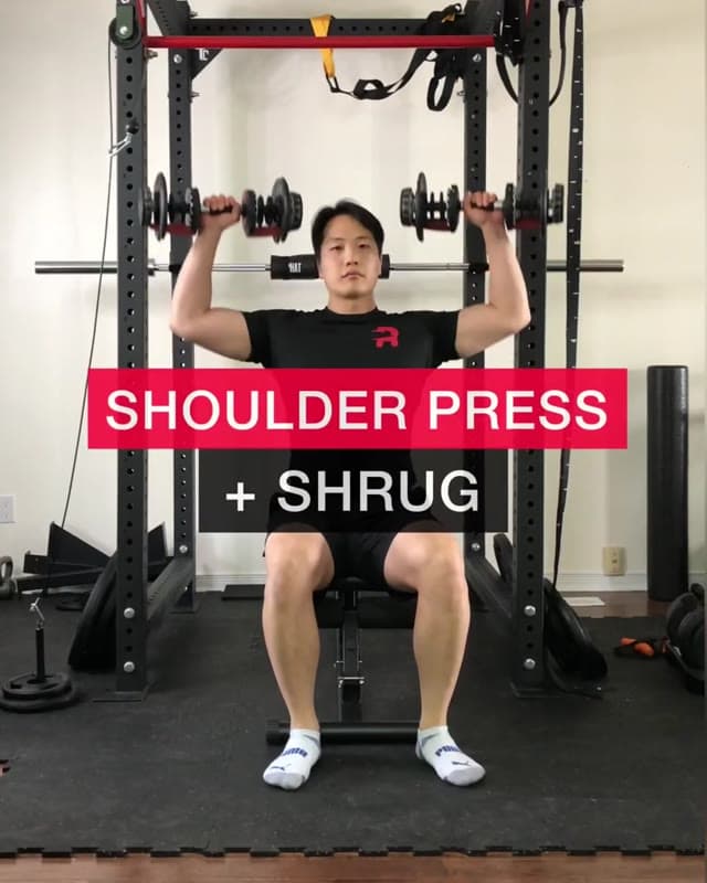 Shoulder Press + Shrug