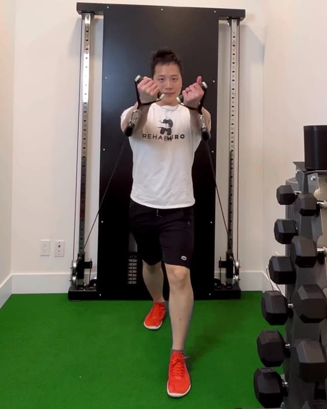 Low Cable Fly - chest strengthening exercise