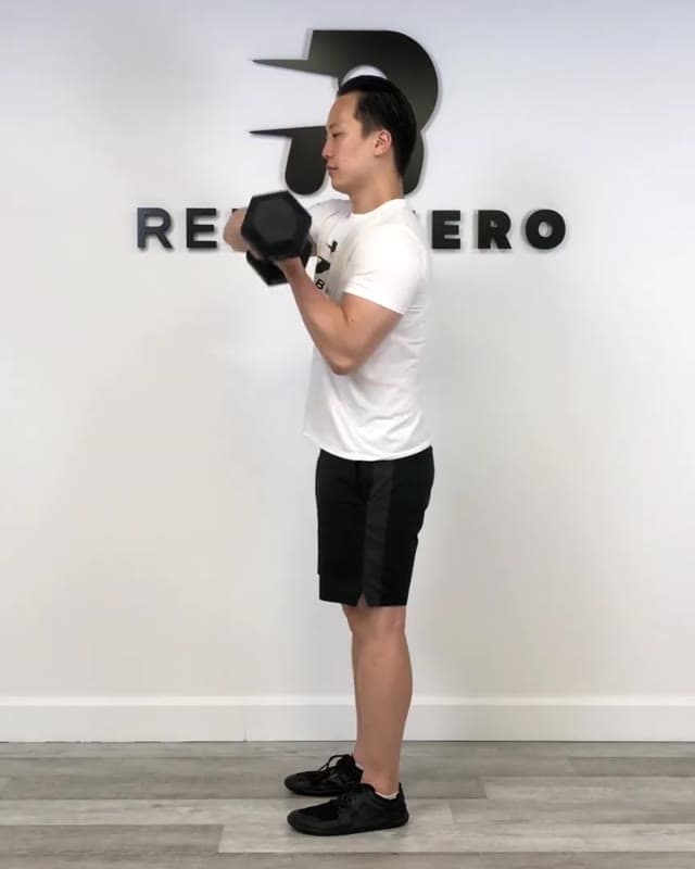 肱二头肌离心弯举