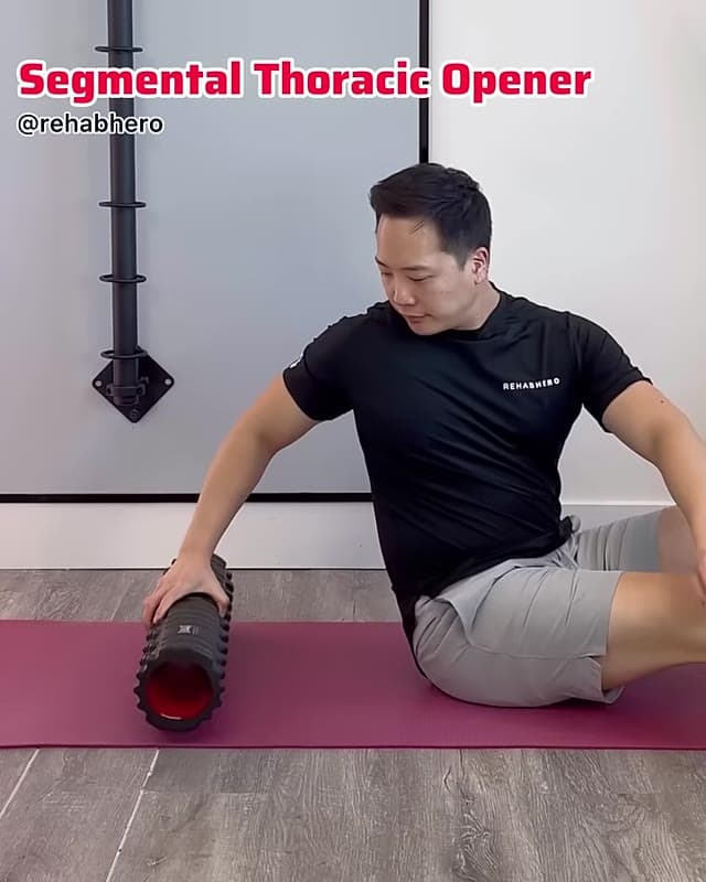 胸椎节段打开练习