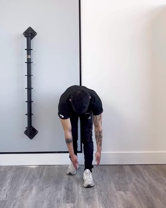 Hamstring Clock Stretch