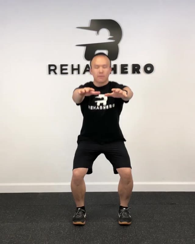 Air Squat - how to do a basic body weight squat