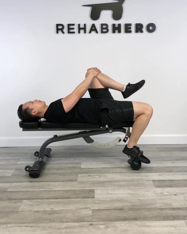 Supine Kettlebell Hip Flexion / March - Iliopsoas Strengthening Exercise