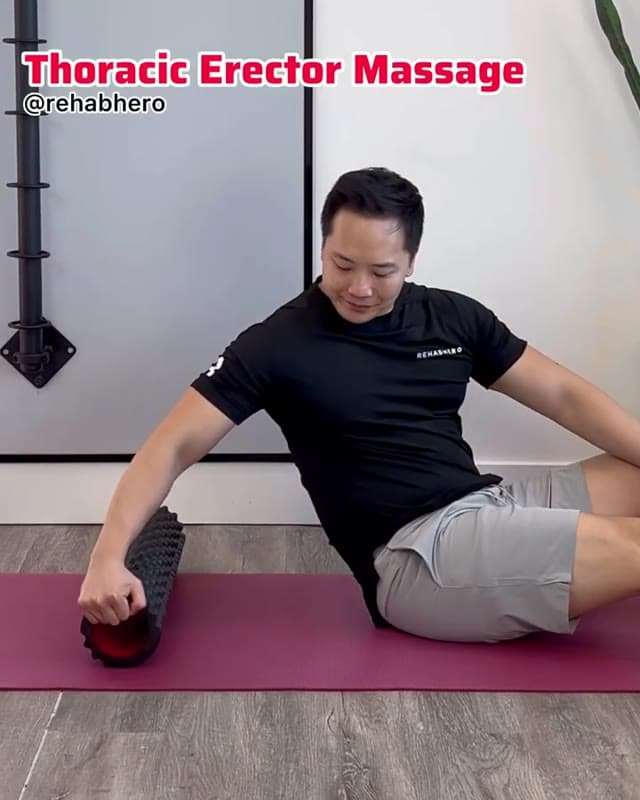 胸椎竖脊肌按摩