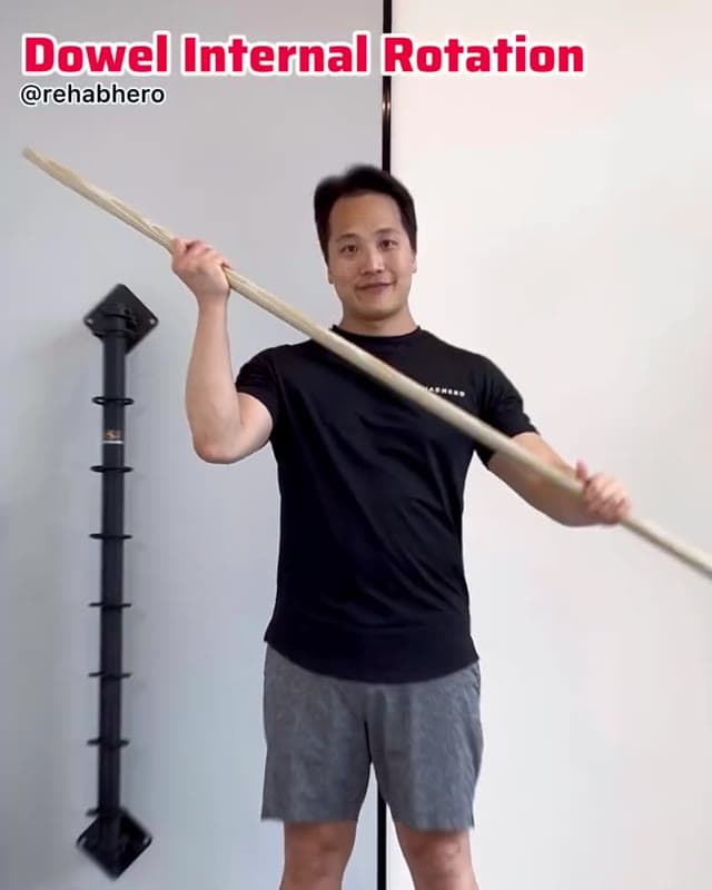 Dowel Shoulder Internal Rotation