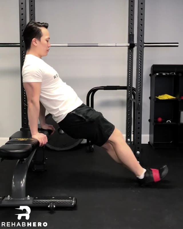 Runners can Strengthen your hip flexors using the High Bridge Hip March exercise