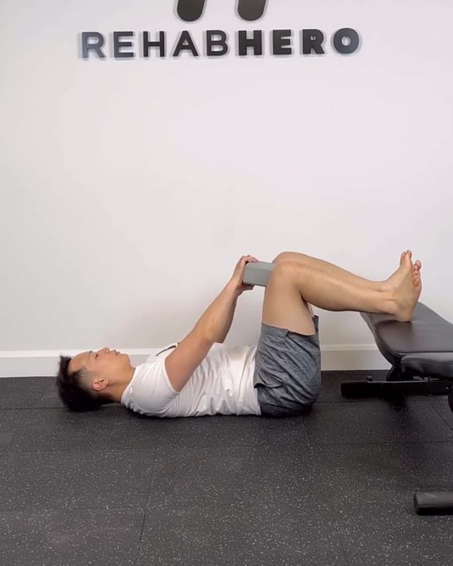 Internal Rotation Hip Bridge