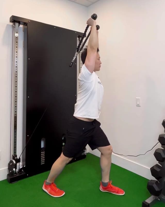 Cable Overhead Triceps Extension