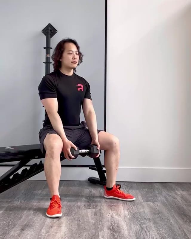 坐位杰斐逊卷曲