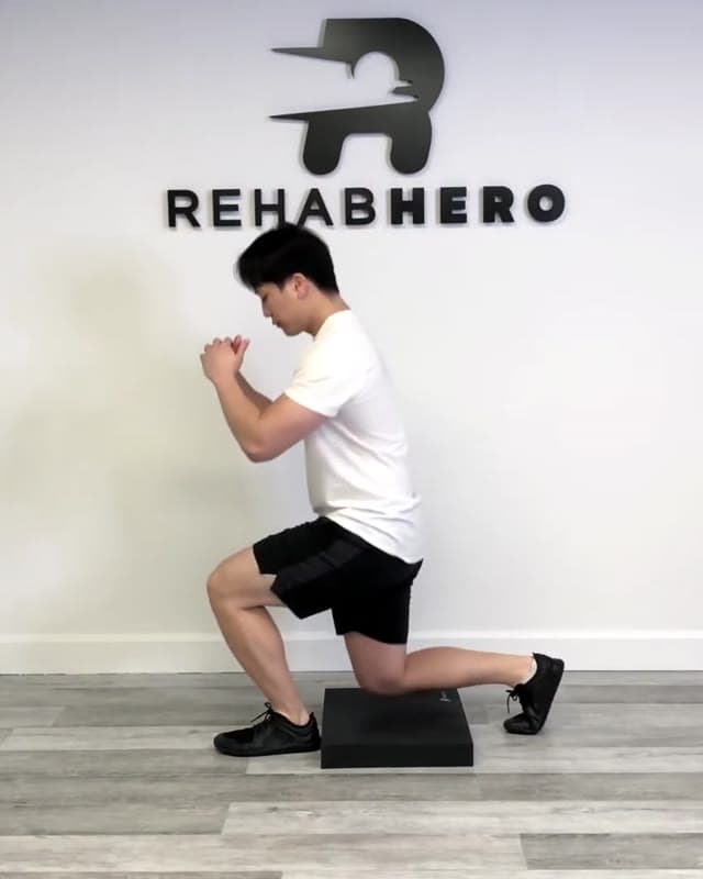 Knees Over Toes Split Squat - Modified Lunge for Achilles Tendon Rehab