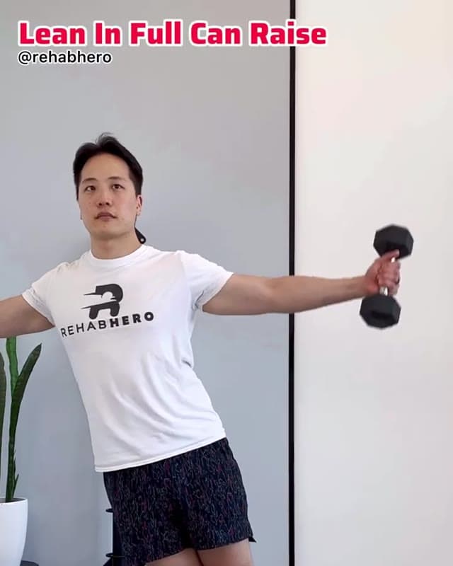 身体侧倾全罐上举