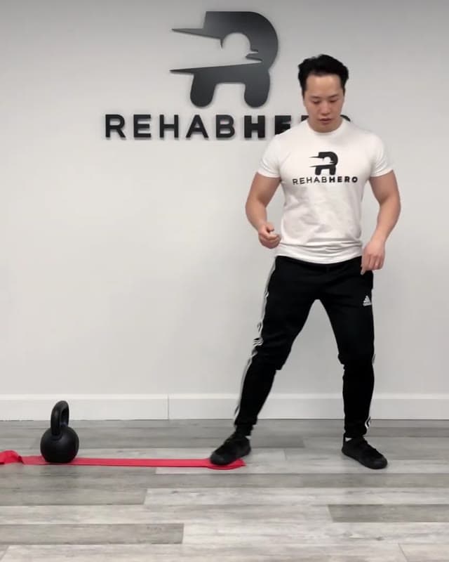 Inner thigh Strengthening and Hip Adductor Exercise - Groin Slider Band Pull