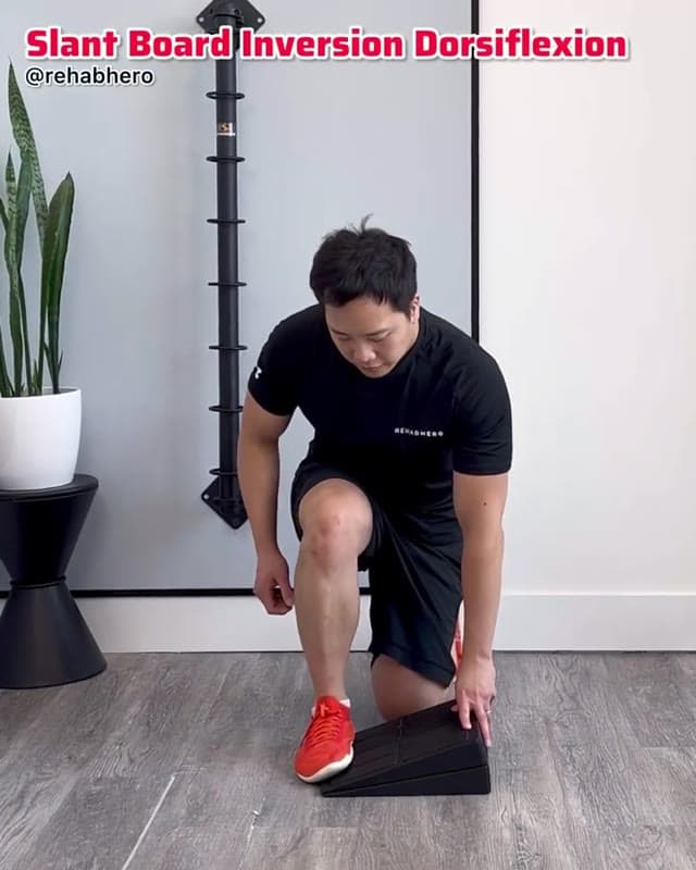 Slant Board Inversion Dorsiflexion