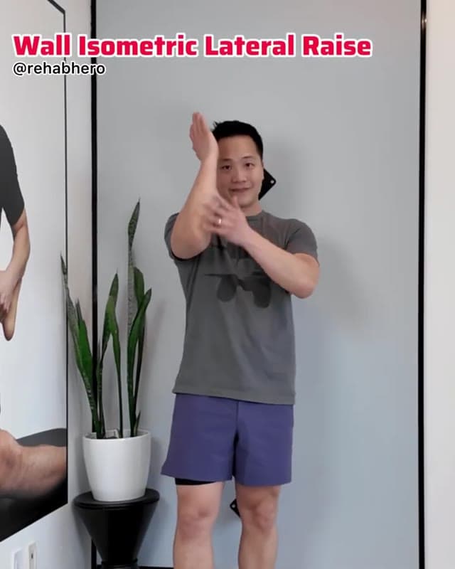 Wall Isometric Lateral Raise