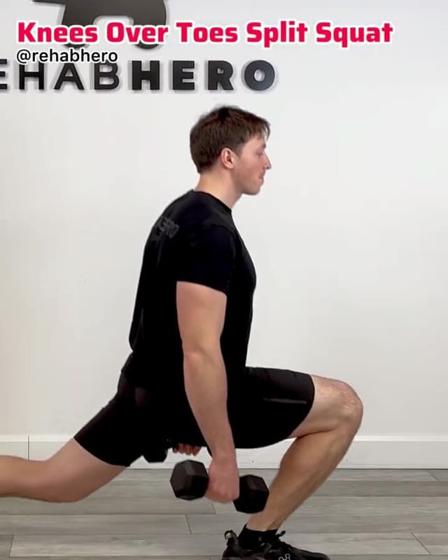 Knees Over Toes Split Squat
