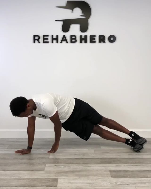 High Side Plank - core obliques strengthening exercise