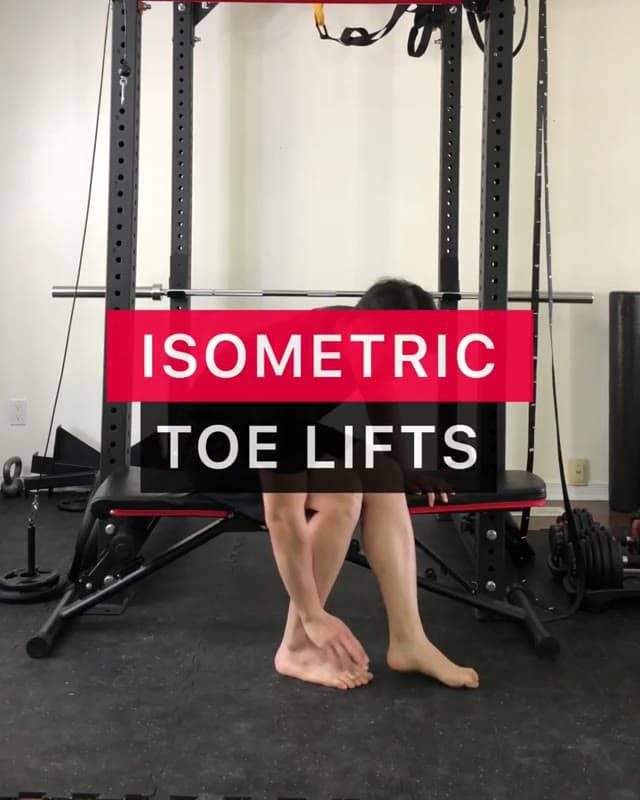 Isometric Toe Lifts - Ankle Dorsiflexion Strengthening