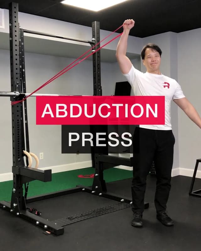 Shoulder Abduction Press - Shoulder Strengthening, Rotator Cuff Rehab, Shoulder Stability Exercise
