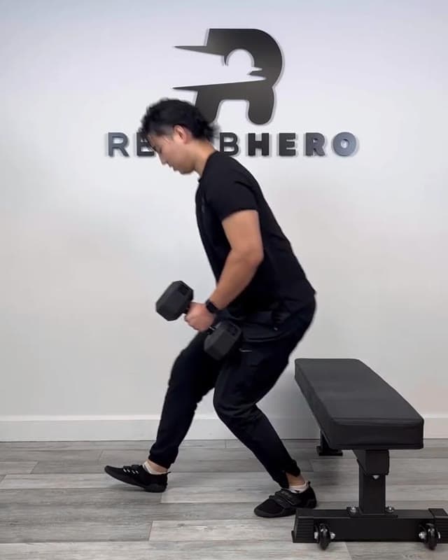 Dumbbell Bulgarian Split Squat