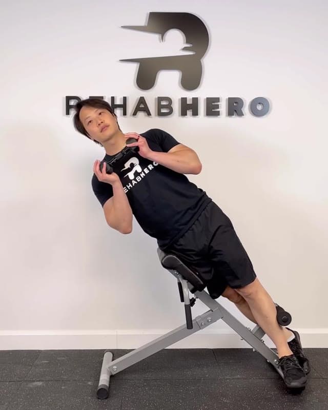 腹斜肌过顶推举