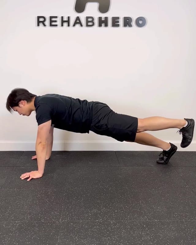 Tall Plank Hip Extension