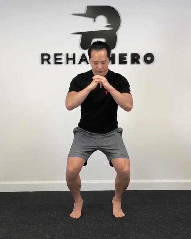 Tip Toe Squats - how to strengthen your ankles