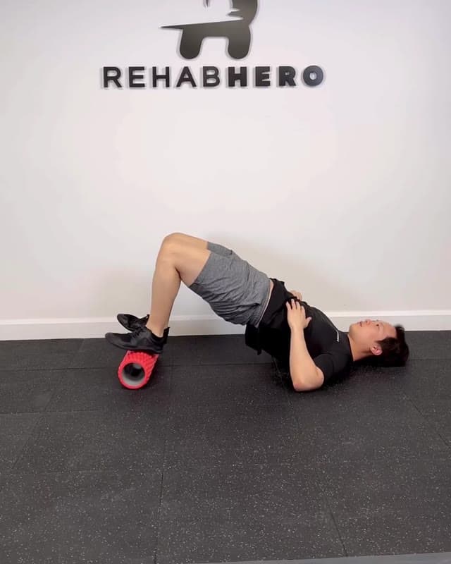 Foam Roller Hamstring Walk