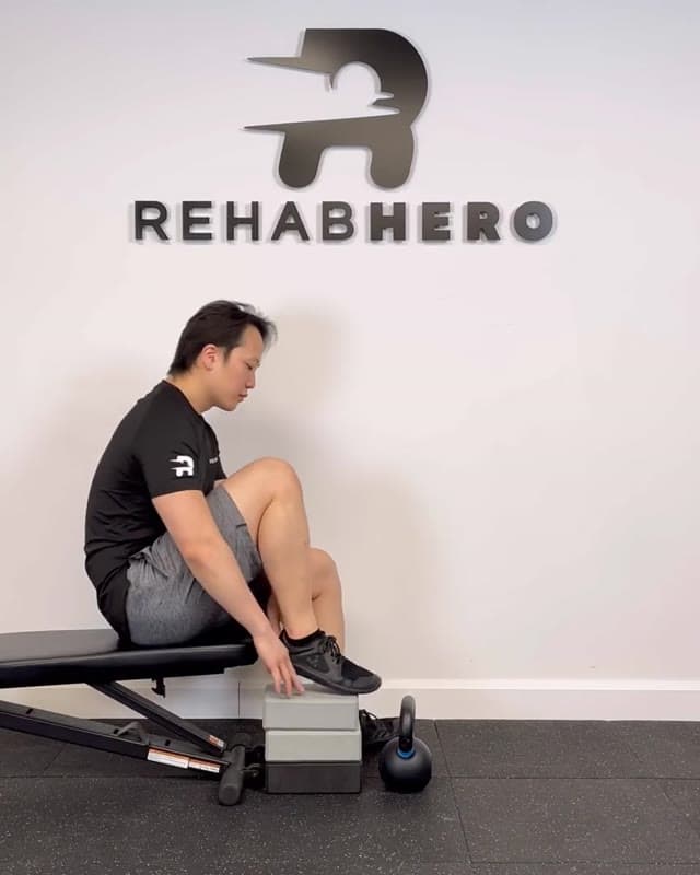 Kettlebell Toe Raises