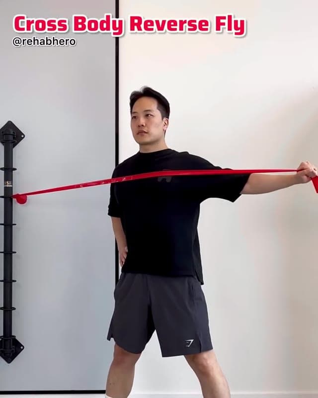 Cross Body Reverse Fly