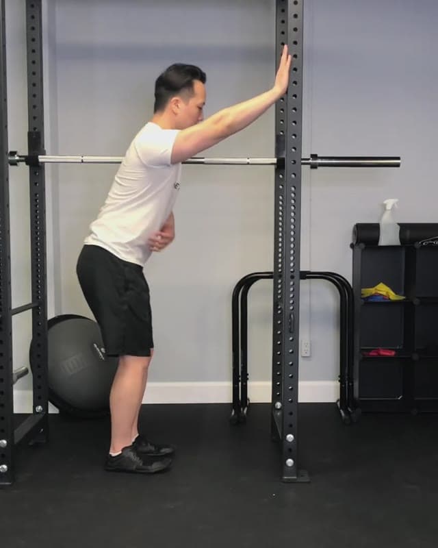 PNF Wall Assisted Shoulder Flexion