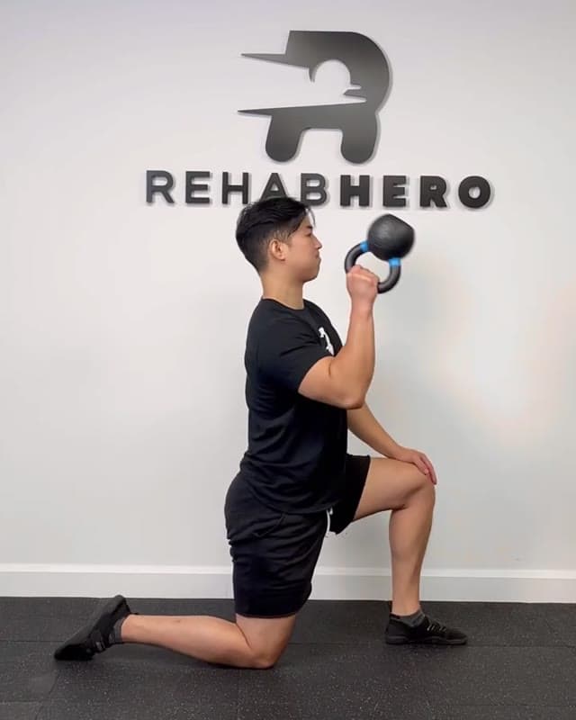 Bottoms Up Kettlebell Press