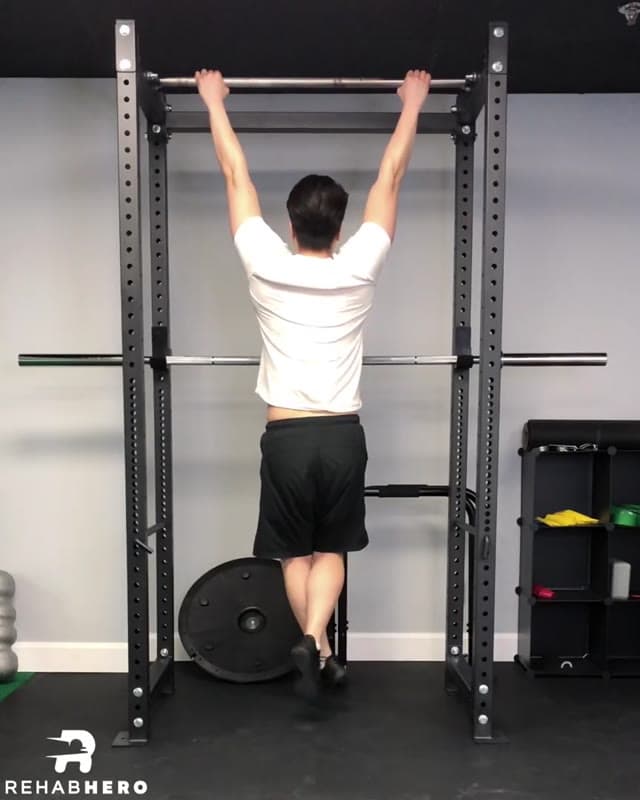 Decrease shoulder pain with this Scapular Depression exercise the Scapula Pull Up