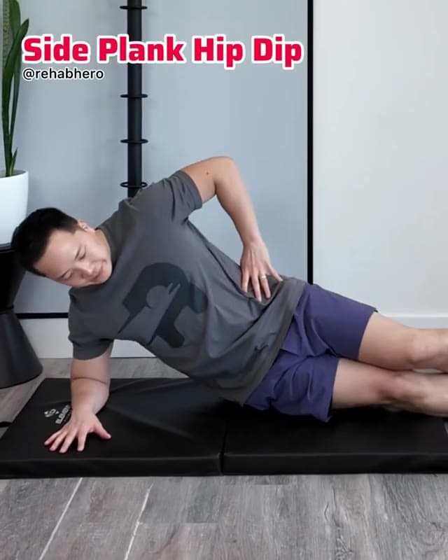 Side Plank Hip Dip