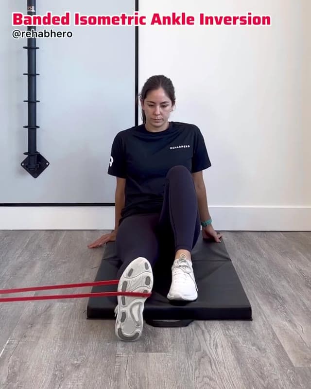Banded Isometric Ankle Eversion